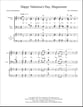 Happy Valentine's Day, Magnesium SATB choral sheet music cover